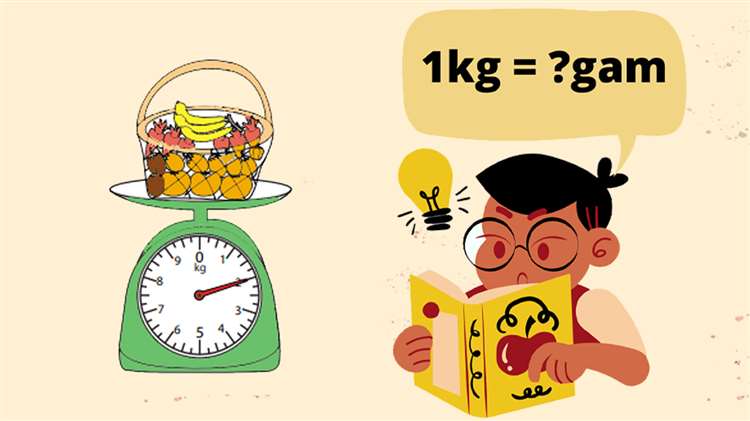 1kg bằng bao nhiêu gam