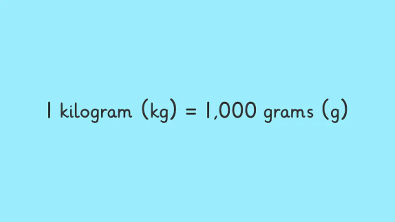 1kg bằng bao nhiêu gam​