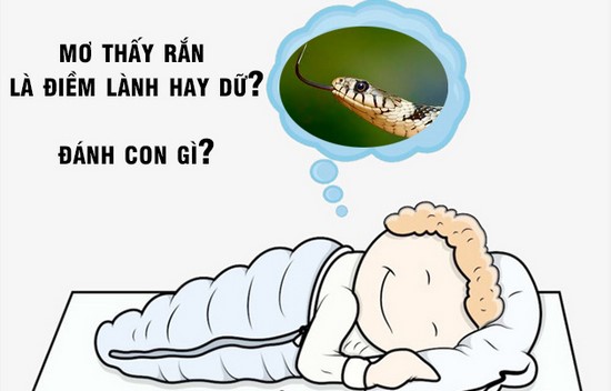 Nằm mơ thấy rắn cắn đánh số gì​